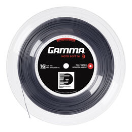 Cordajes De Tenis Gamma Moto Soft 200m charcoal